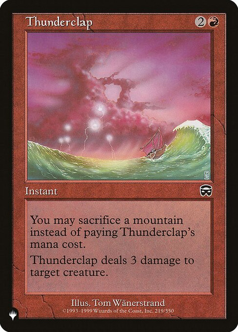Thunderclap (PLST) (#MMQ-219)