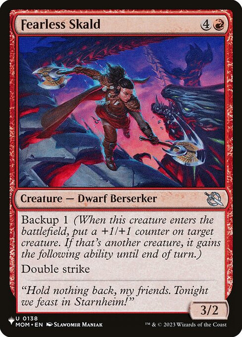 Fearless Skald (PLST) (#MOM-138)