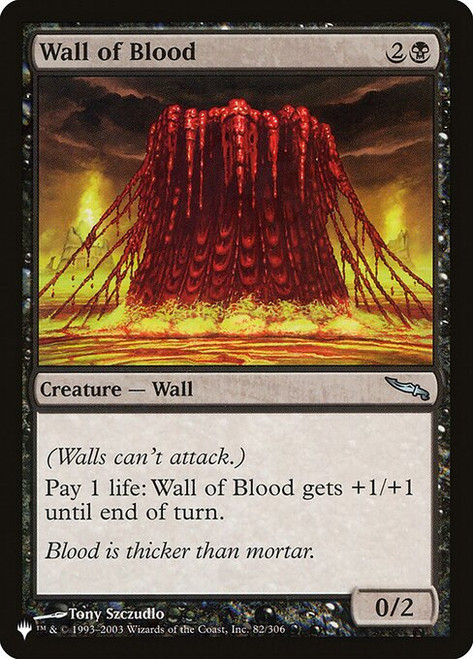 Wall of Blood (PLST) (#MRD-82)