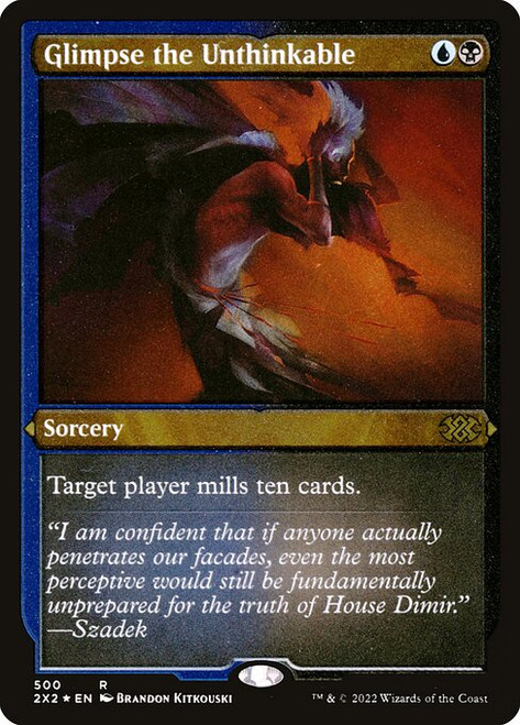 Glimpse the Unthinkable (2X2) (FoilEtched) (#500)