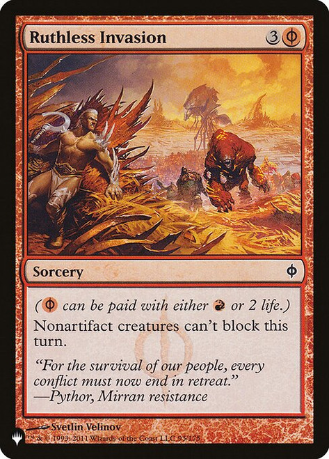 Ruthless Invasion (PLST) (#NPH-93)