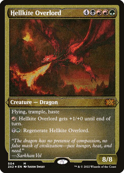 Hellkite Overlord (2X2) (FoilEtched) (#504)