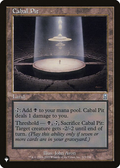 Cabal Pit (PLST) (#ODY-315)