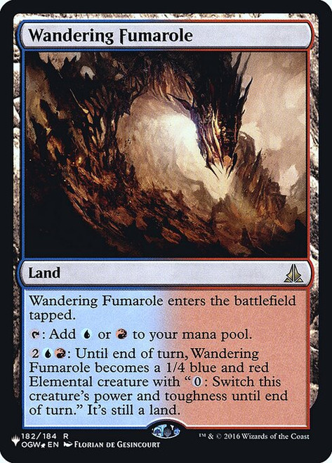 Wandering Fumarole (PLST) (Foil) (#OGW-182)