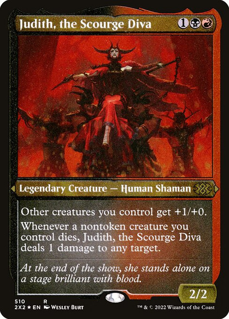 Judith, the Scourge Diva (2X2) (FoilEtched) (#510)