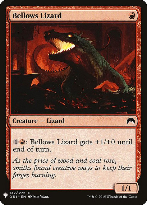 Bellows Lizard (PLST) (#ORI-132)