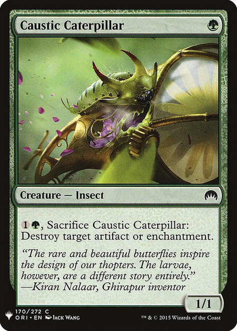 Caustic Caterpillar (PLST) (#ORI-170)