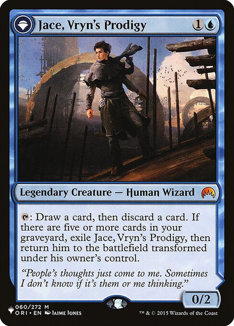 Jace, Vryn's Prodigy // Jace, Telepath Unbound (PLST) (#ORI-60)