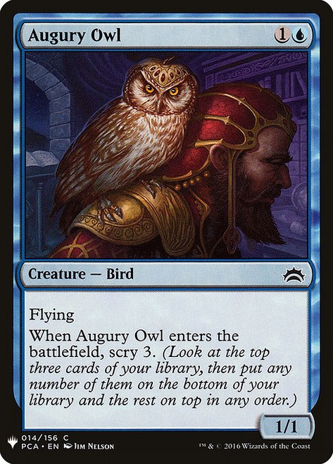 Augury Owl (PLST) (#PCA-14)