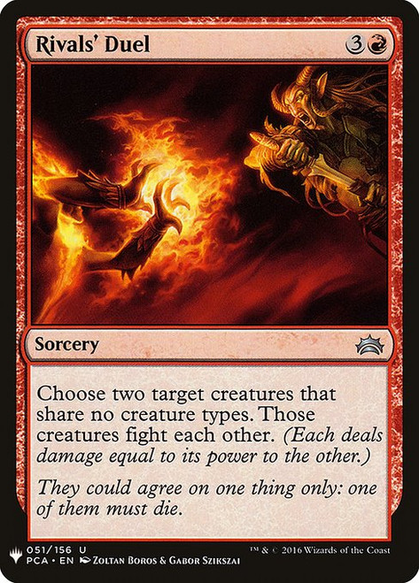 Rivals' Duel (PLST) (#PCA-51)