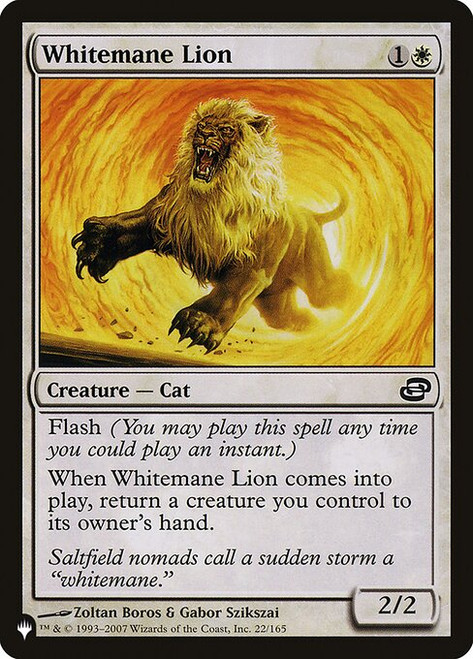 Whitemane Lion (PLST) (#PLC-22)