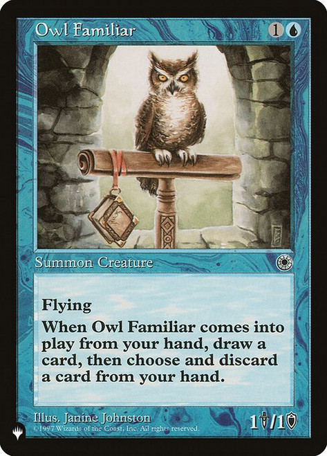 Owl Familiar (PLST) (#POR-63)