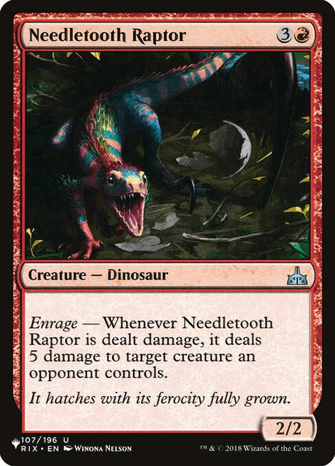 Needletooth Raptor (PLST) (#RIX-107)