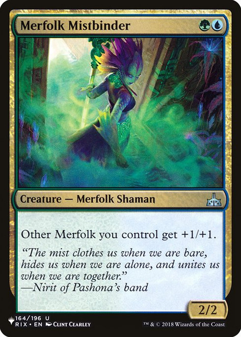 Merfolk Mistbinder (PLST) (#RIX-164)