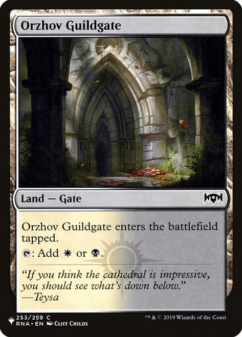 Orzhov Guildgate (PLST) (#RNA-253)