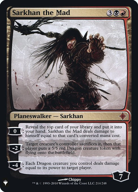 Sarkhan the Mad (PLST) (Foil) (#ROE-214)