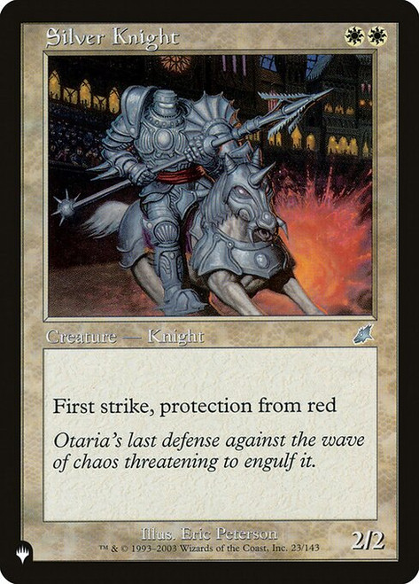 Silver Knight (PLST) (#SCG-23)