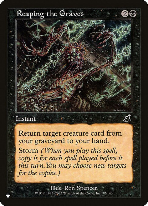 Reaping the Graves (PLST) (#SCG-72)