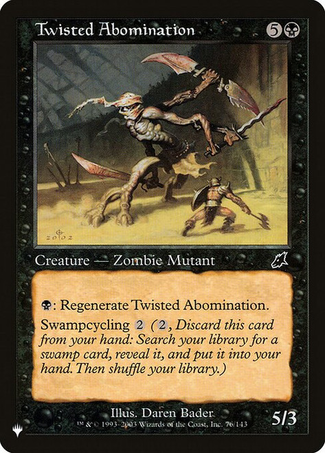 Twisted Abomination (PLST) (#SCG-76)