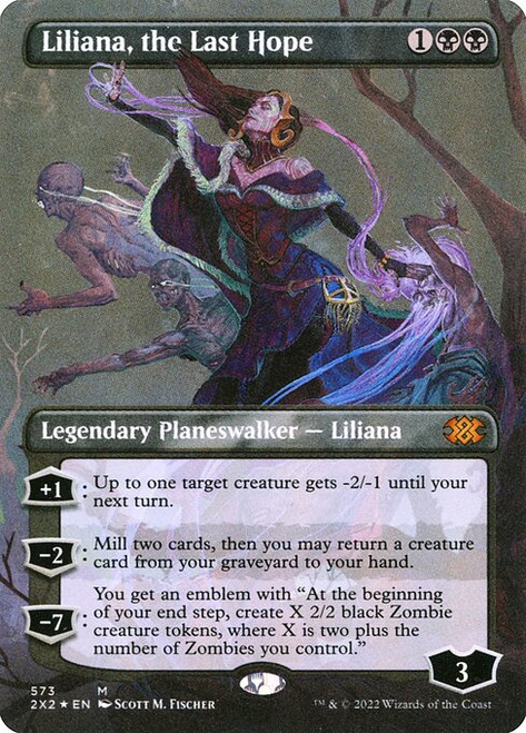 Liliana, the Last Hope (2X2) (TexturedFoil) (Borderless) (#573)