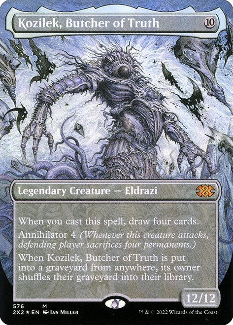 Kozilek, Butcher of Truth (2X2) (TexturedFoil) (Full Art) (#576)