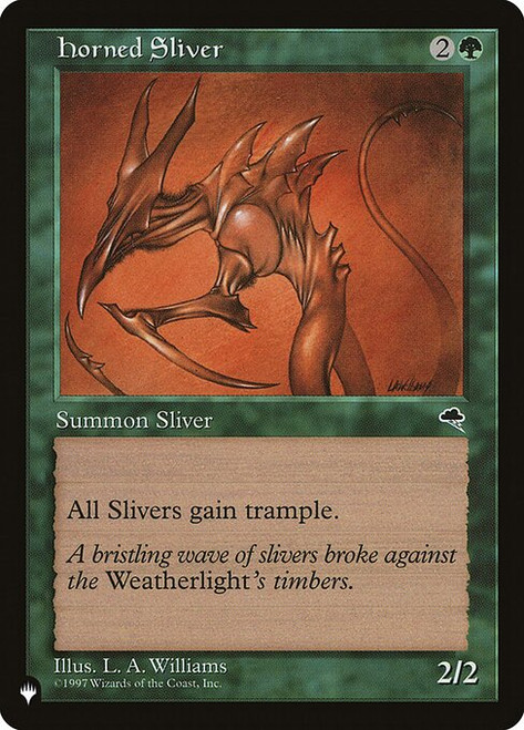Horned Sliver (PLST) (#TMP-234)