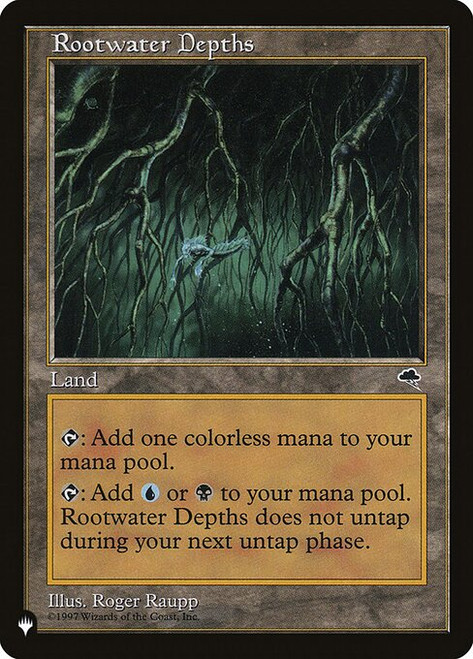 Rootwater Depths (PLST) (#TMP-323)