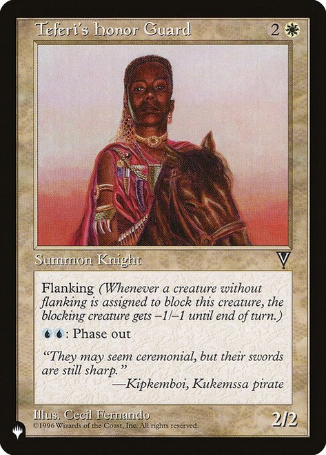 Teferi's Honor Guard (PLST) (#VIS-22)