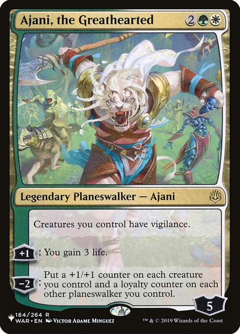 Ajani, the Greathearted (PLST) (#WAR-184)