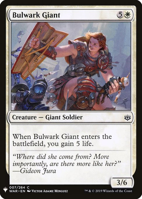 Bulwark Giant (PLST) (#WAR-7)