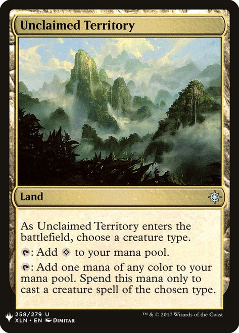 Unclaimed Territory (PLST) (#XLN-258)