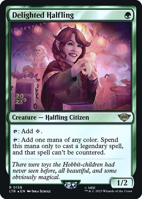 Delighted Halfling (PLTR) (Foil) (#158s)