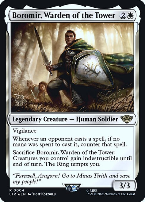 Boromir, Warden of the Tower (PLTR) (Foil) (#4s)