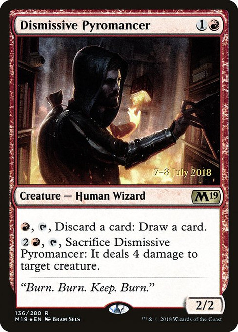 Dismissive Pyromancer (PM19) (Foil) (#136s)