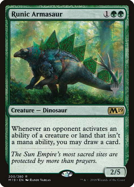 Runic Armasaur (PM19) (Foil) (#200p)