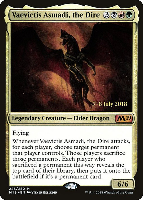 Vaevictis Asmadi, the Dire (PM19) (Foil) (#225s)