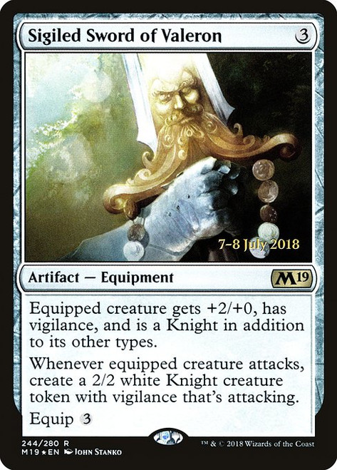 Sigiled Sword of Valeron (PM19) (Foil) (#244s)