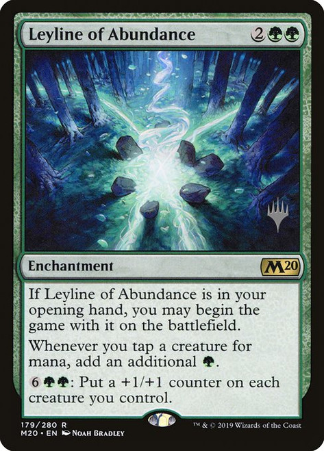 Leyline of Abundance (PM20) (Foil) (#179p)