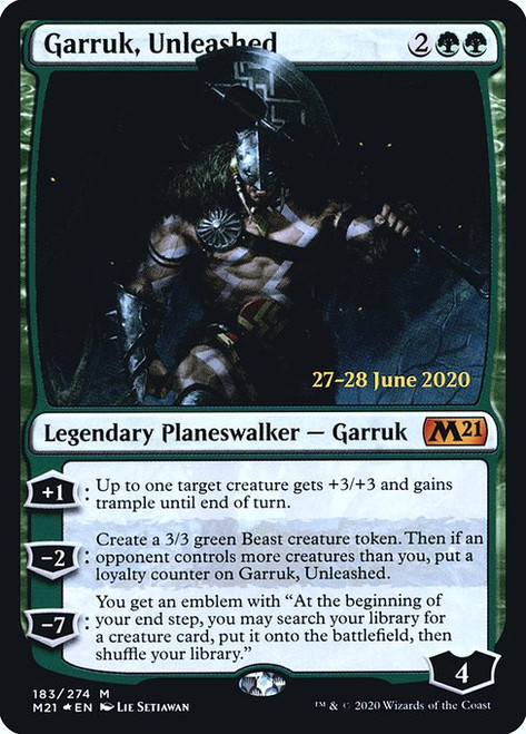 Garruk, Unleashed (PM21) (Foil) (#183s)