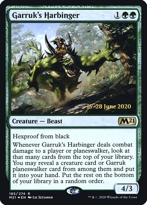 Garruk's Harbinger (PM21) (Foil) (#185s)