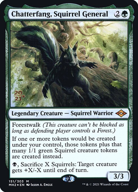 Chatterfang, Squirrel General (PMH2) (Foil) (#151s)