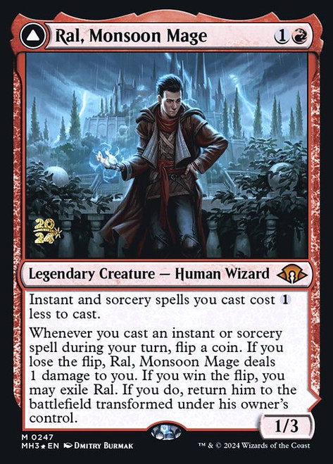 Ral, Monsoon Mage // Ral, Leyline Prodigy (PMH3) (Foil) (#247s)