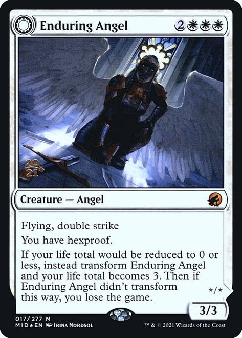 Enduring Angel // Angelic Enforcer (PMID) (Foil) (#17s)