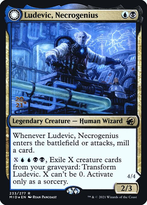 Ludevic, Necrogenius // Olag, Ludevic's Hubris (PMID) (Foil) (#233s)