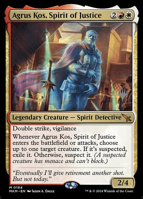 Agrus Kos, Spirit of Justice (PMKM) (#184p)
