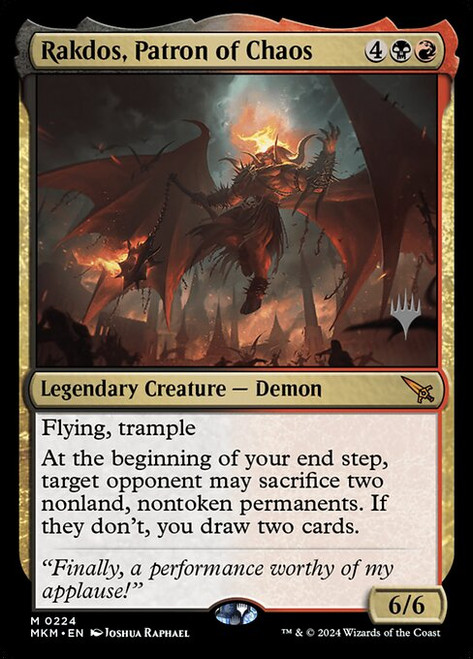 Rakdos, Patron of Chaos (PMKM) (#224p)