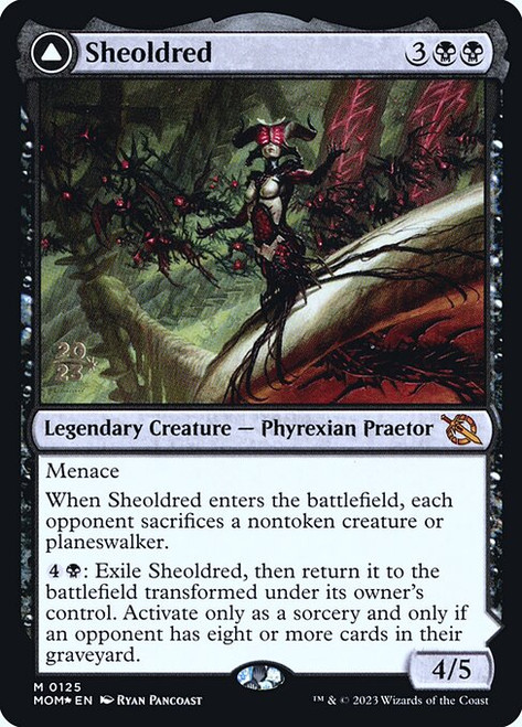 Sheoldred // The True Scriptures (PMOM) (Foil) (#125s)