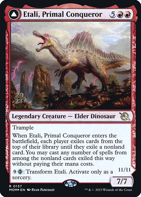 Etali, Primal Conqueror // Etali, Primal Sickness (PMOM) (Foil) (#137s)