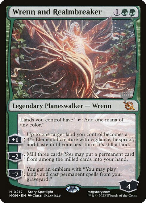 Wrenn and Realmbreaker (PMOM) (Foil) (#217p)