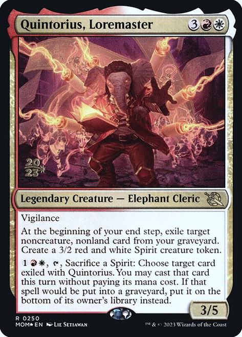 Quintorius, Loremaster (PMOM) (Foil) (#250s)